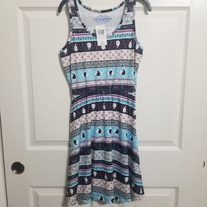 Frozen Fair Isle Skater Dress